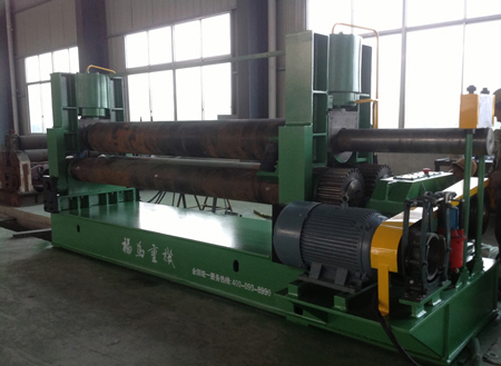 W11S-16×2500 上(shàng)輥萬能卷闆機(jī)客戶現場